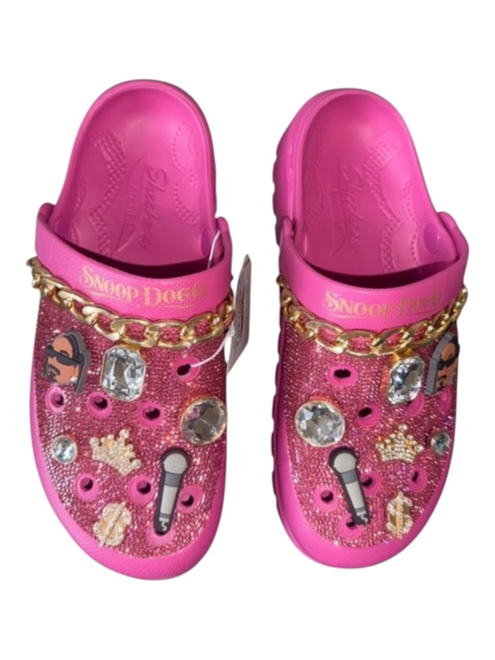 SALE NWT Skechers x Snoop Dogg Arch Fit Footsteps-Rollin N Gold Pink SZ-9 - Picture 7 of 7